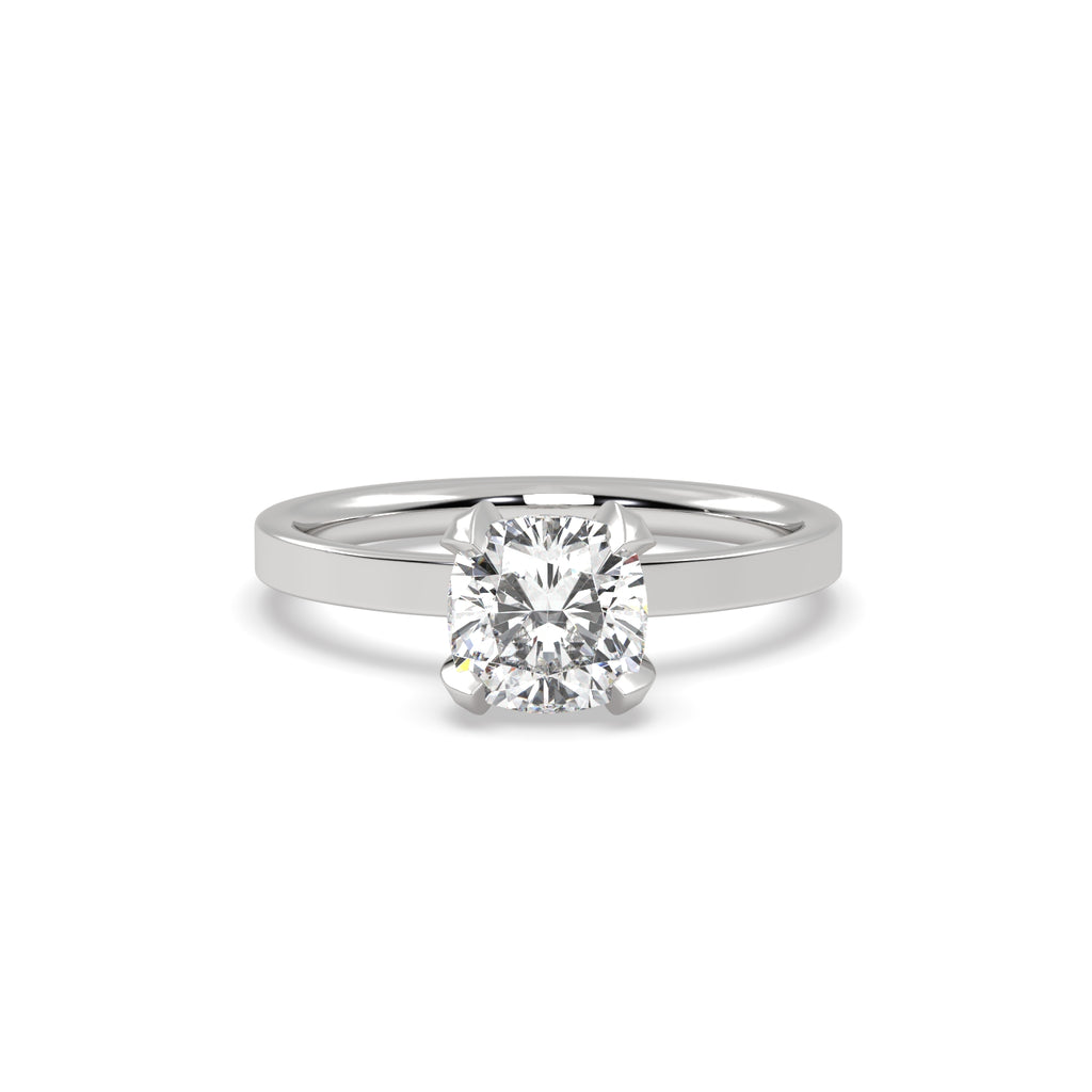 1.50ct Cushion Diamond Engagement Ring in Platinum