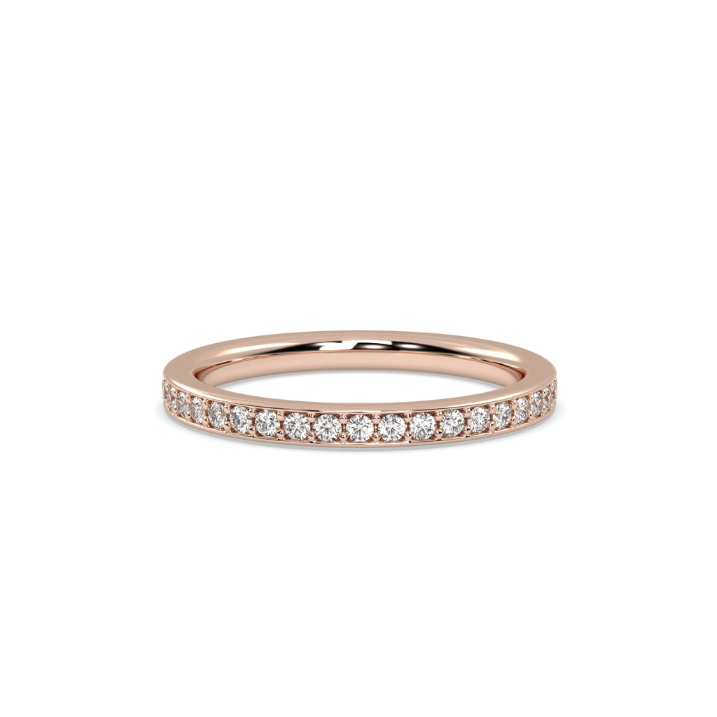 Diamond Eternity Ring in 18k Rose Gold