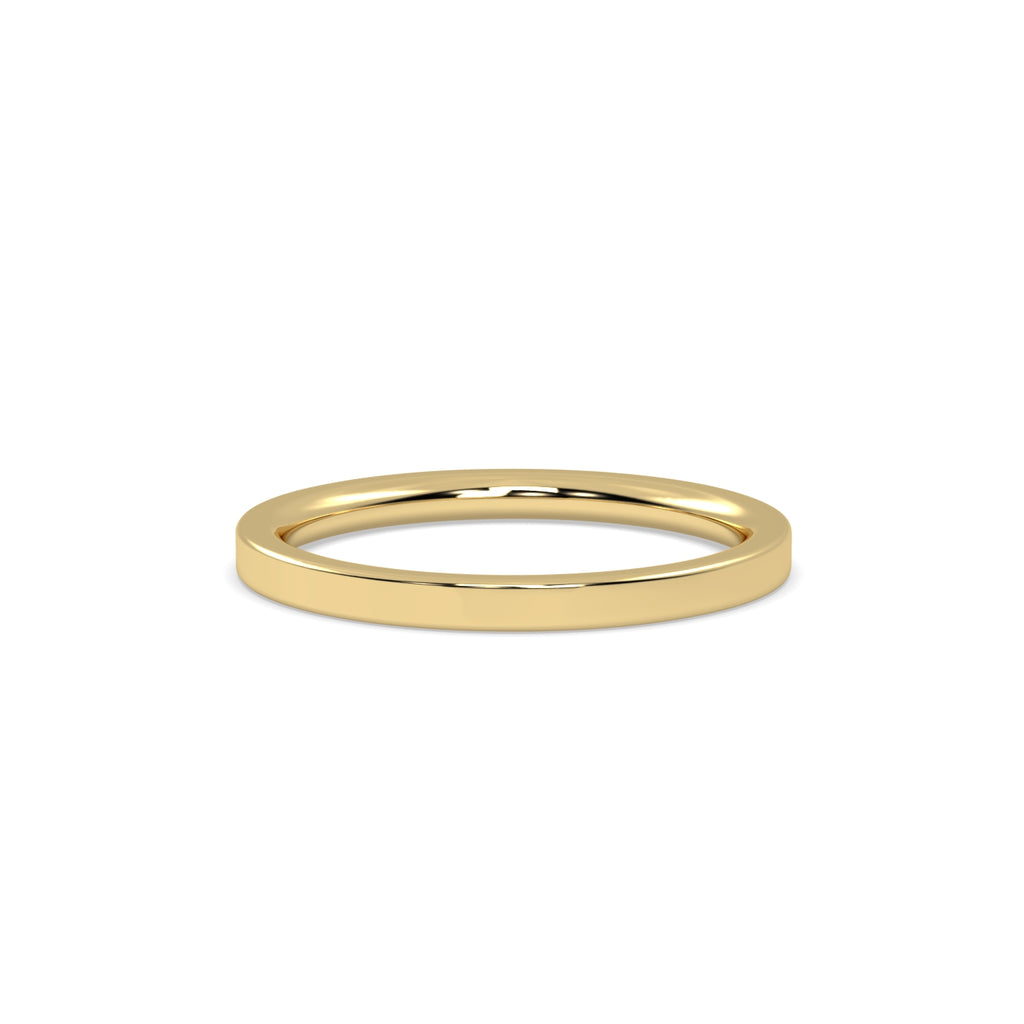 Classic Wedding Band Ring in 18k Yellow Gold